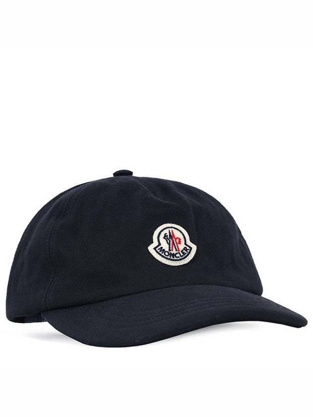 Navy Logo Baseball Cap 3B00010 80448 778 00054 - MONCLER - BALAAN 1