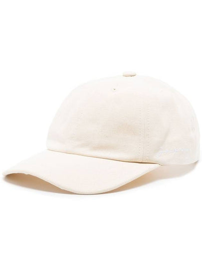 La Casquette Jacquemus Signature Ball Cap Ivory - JACQUEMUS - BALAAN 2