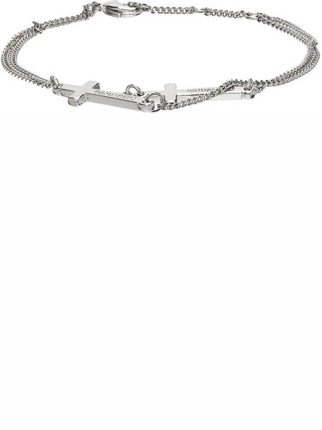 Double Cross Bracelet Silver - DSQUARED2 - BALAAN 3