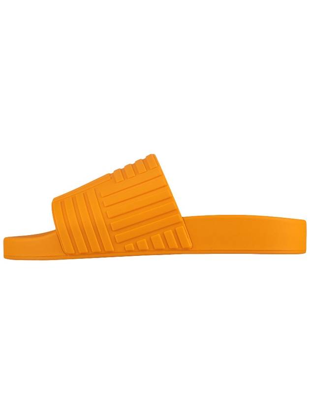 Intrecciato Rubber Slippers Orange - BOTTEGA VENETA - BALAAN 4