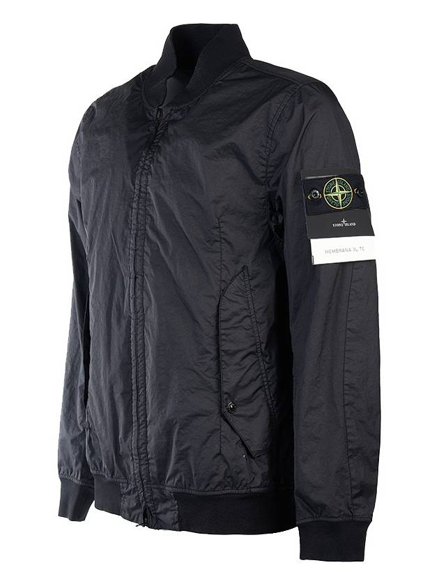 Membrana 3L TC Bomber Jacket Black - STONE ISLAND - BALAAN 3