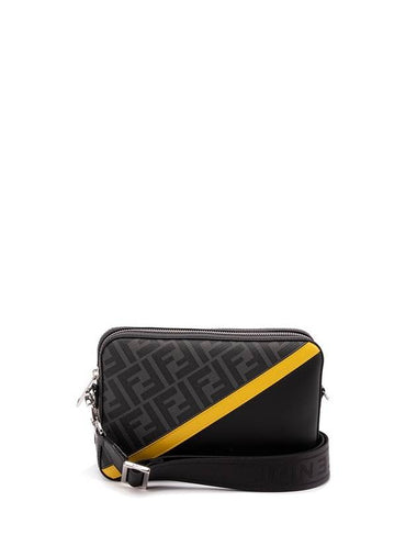 Diagonal FF Logo Camera Cross Bag Black - FENDI - BALAAN 1