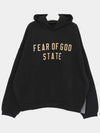 Essential Fleece Overfit State Men s Hoodie 192BT246250F - FEAR OF GOD - BALAAN 3