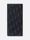 Vertical Long Wallet Black Oblique Jacquard - DIOR - BALAAN 2