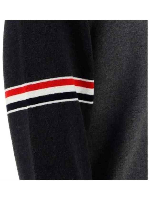 RWB Striped Crew Neck Knit Top Grey - THOM BROWNE - BALAAN 4