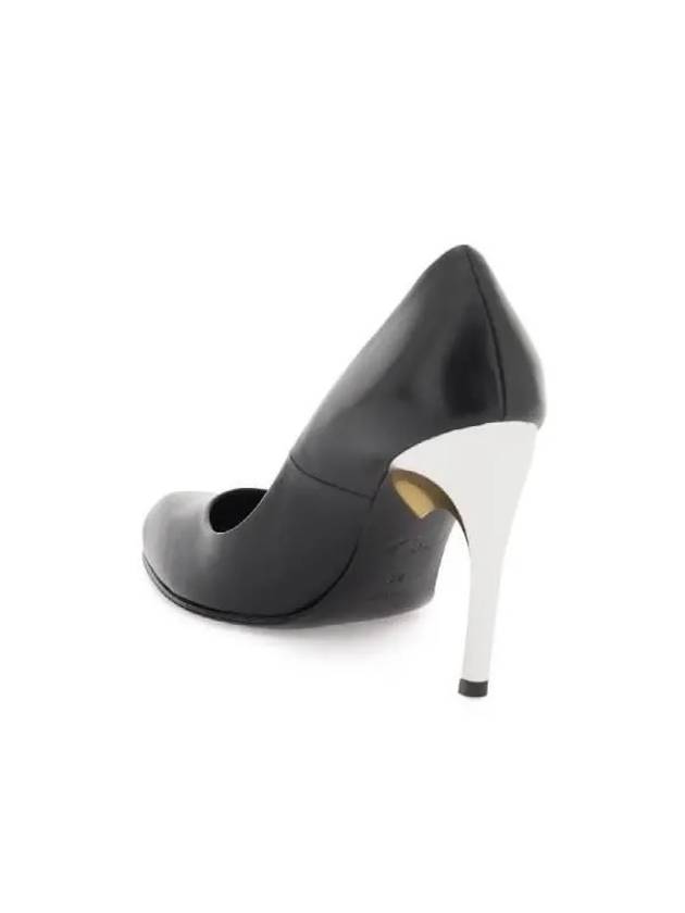 Armadillo Leather Pumps Black - ALEXANDER MCQUEEN - BALAAN 4