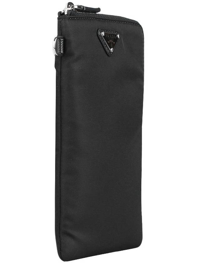 Nylon Lanyard Strap Pouch Bag Black - PRADA - BALAAN 5
