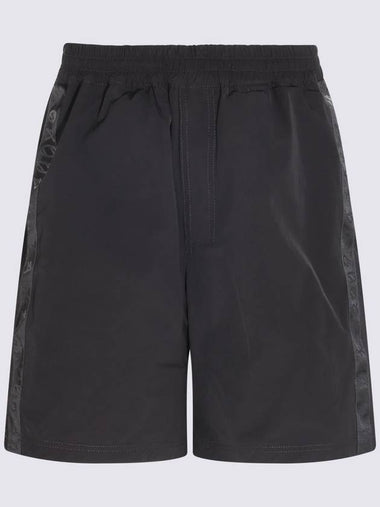 M44 Label Group Black Cotton Blend Track Shorts - 44 LABEL GROUP - BALAAN 1