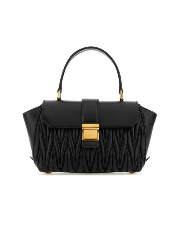 Matelasse Nappa Shoulder Bag Black - MIU MIU - BALAAN 1