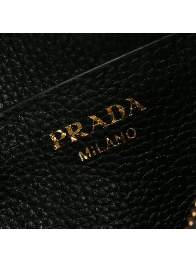 Vitello Penix Small Hobo Shoulder Bag Black - PRADA - BALAAN 7