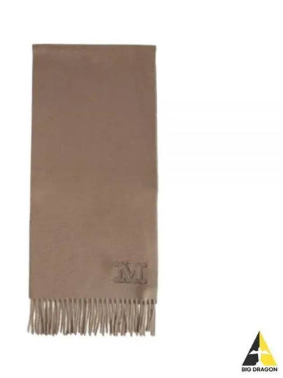 Wsdalia Logo Fringe Cashmere Muffler Camel - MAX MARA - BALAAN 2