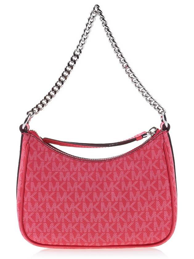 Small Logo Jetset Charm Shoulder Bag Pink - MICHAEL KORS - BALAAN 4