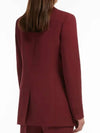 Matasa Blazer Jacket Wine 60460929 027 - MAX MARA - BALAAN 4