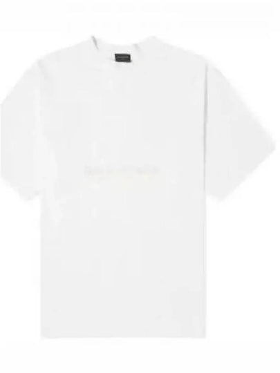 Surfer Medium Fit Short Sleeve T-Shirt White - BALENCIAGA - BALAAN 2