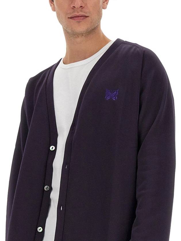 Needles Cardigan With Logo - NEEDLES - BALAAN 4