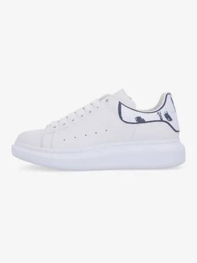 Oversized Sole Indigo Tab Low Top Sneakers White - ALEXANDER MCQUEEN - BALAAN 2