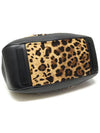 Black Leather Leopard Print ANIMALIER Large Shoulder Bag - DOLCE&GABBANA - BALAAN 4