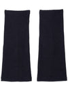 Ribbon Ribbed Boucle Leg Warmers Black - HIGH SCHOOL DISCO - BALAAN 4