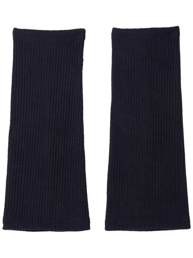 Ribbon Ribbed Boucle Leg Warmers Black - HIGH SCHOOL DISCO - BALAAN 4