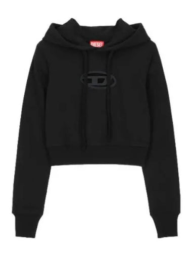 Uncootie Long Hooded Black T Shirt - DIESEL - BALAAN 1