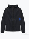 Equestrian Knight Applique Hooded Jacket Black - BURBERRY - BALAAN 2