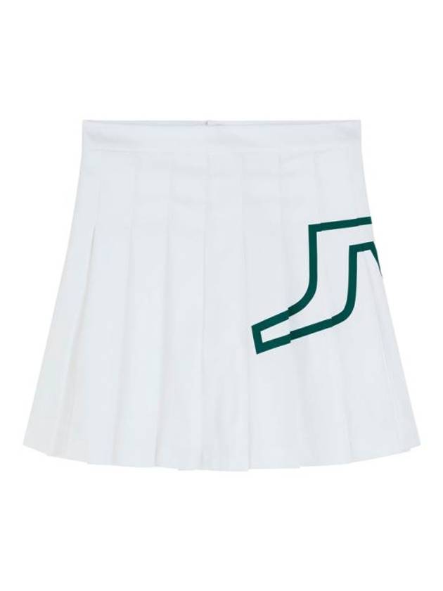 Women's Naomi Pleated Skirt White - J.LINDEBERG - BALAAN 2