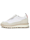 Eco Nylon Alumni Low Top Sneakers White - THOM BROWNE - BALAAN 4