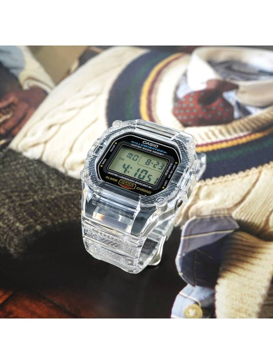 5600 Transparent Clear Custom Waterproof Electronic Wristwatch - G-SHOCK - BALAAN 1