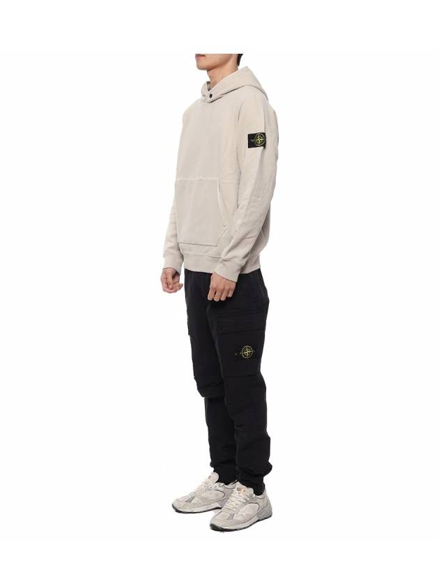 Compass Logo Patch Hoodie Ice - STONE ISLAND - BALAAN 5