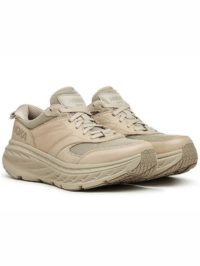 Bondi L Oxford Low Top Sneakers Tan - HOKA ONE ONE - BALAAN 2