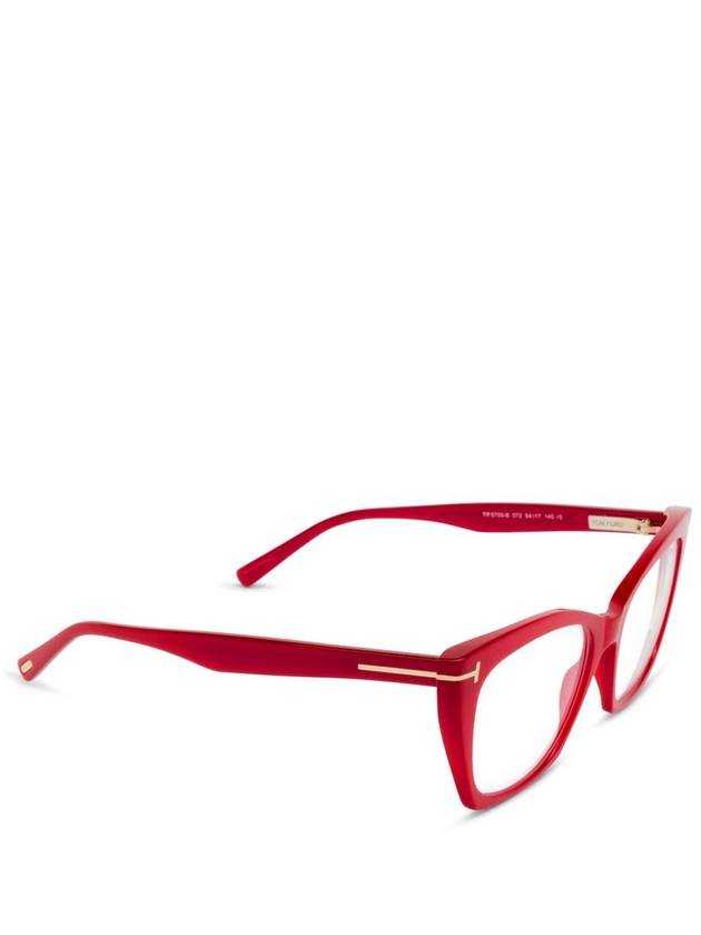 Eyewear Men's Cat Eye Plastic Glasses Shiny Fiery Pink - TOM FORD - BALAAN 3