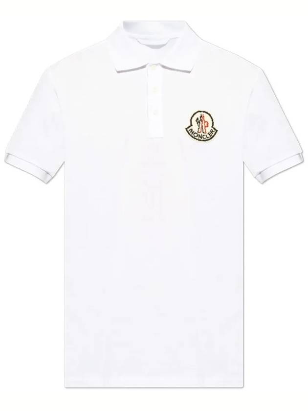 logo patch polo t shirt 8A000 05 89A16 00A - MONCLER - BALAAN 2