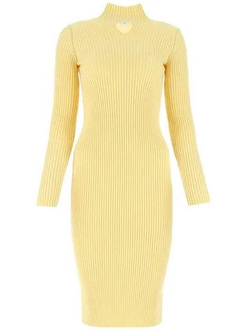 Women's wool blend midi dress - BOTTEGA VENETA - BALAAN 1