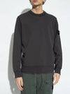 Wappen Patch Garment Dyed Sweatshirt Charcoal - STONE ISLAND - BALAAN 2