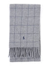 Reversible Check Muffler Grey - POLO RALPH LAUREN - BALAAN 6