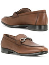 Ferragamo Gancini Leather Loafer Brown 0736556 - SALVATORE FERRAGAMO - BALAAN 2