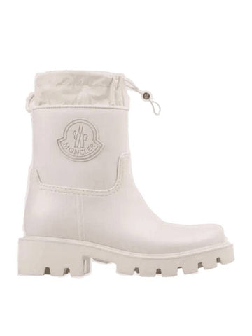 Kickstream Ankle Rain Boots White - MONCLER - BALAAN 1