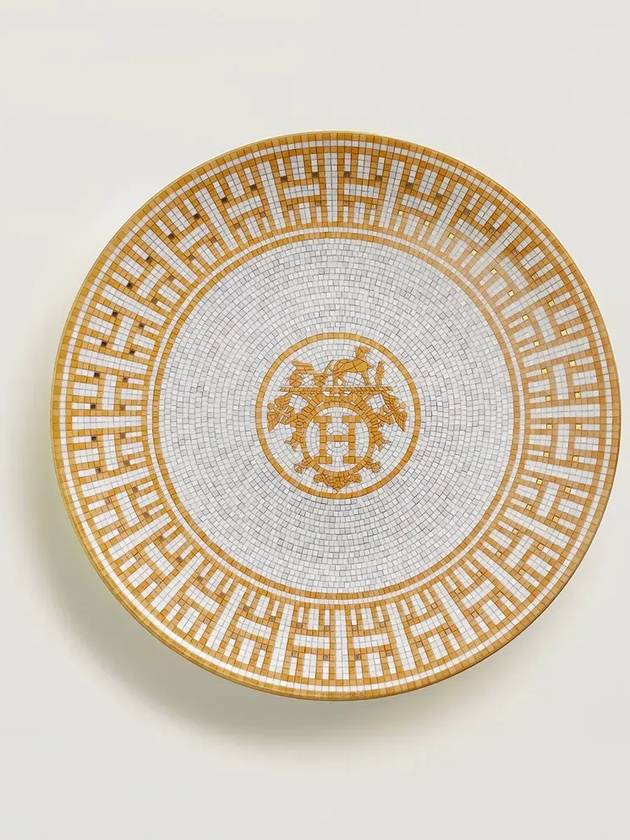 Mosaique au 24 gold round plate - HERMES - BALAAN 1