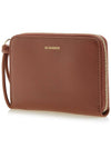 Around Zipper Leather Half Wallet Brown - JIL SANDER - BALAAN 3