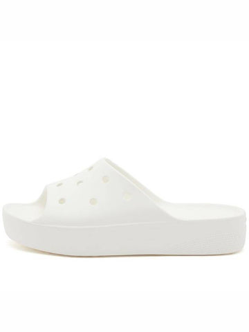 Classic Platform High Heel Slippers White - CROCS - BALAAN 1