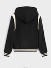 Teddy Cashmere Wool Hooded Jacket Black - CELINE - BALAAN 4