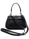 Penelope Mini Grained Leather Shoulder Bag Black - CHLOE - BALAAN 5