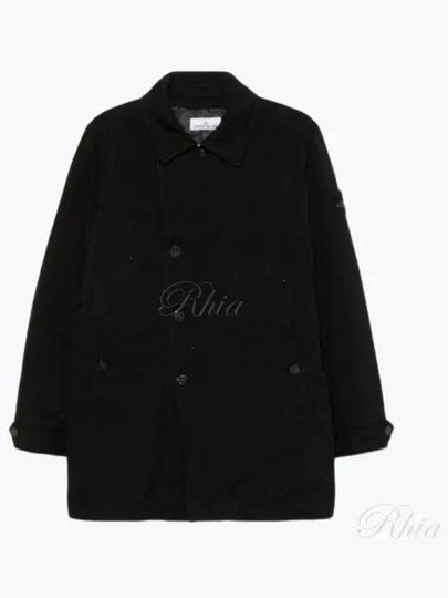 David TC Padding Jacket Black - STONE ISLAND - BALAAN 2