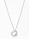 Elsa Peretti Open Heart 16MM Necklace Silver - TIFFANY & CO. - BALAAN 2