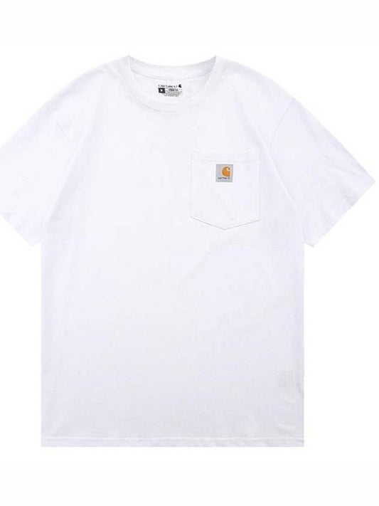 Workwear Pocket Short Sleeve T-Shirt White - CARHARTT - BALAAN 2