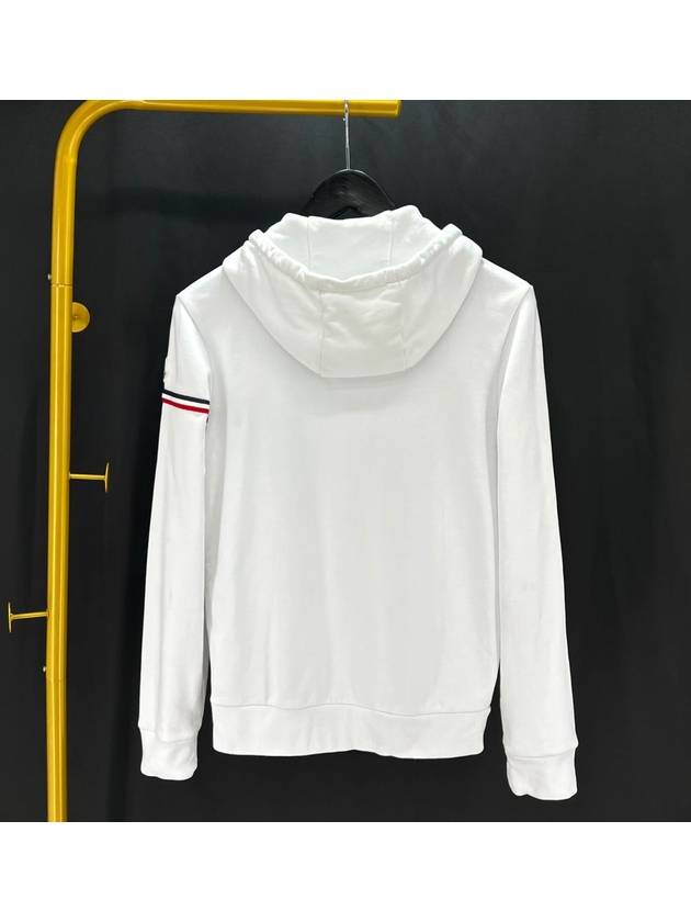 Wapen Patch Hooded Zip Up White S Size - MONCLER - BALAAN 3