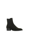 Wyatt Suede Chelsea Boots Sable Brun - SAINT LAURENT - BALAAN 3