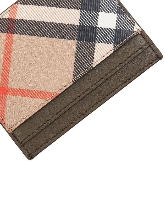 Check Card Wallet Beige - BURBERRY - BALAAN 8