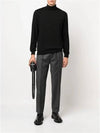 Men's Long Sleeve Wool Turtleneck Black - A.P.C. - BALAAN 7