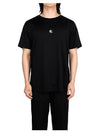 Shadow Project Logo Short Sleeve T-Shirt Black - STONE ISLAND - BALAAN 3